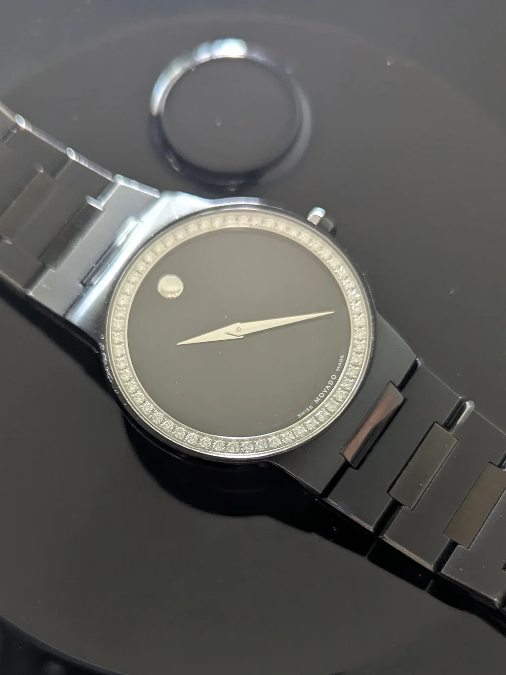 Movado Watch Mens DIAMOND SAFIRO